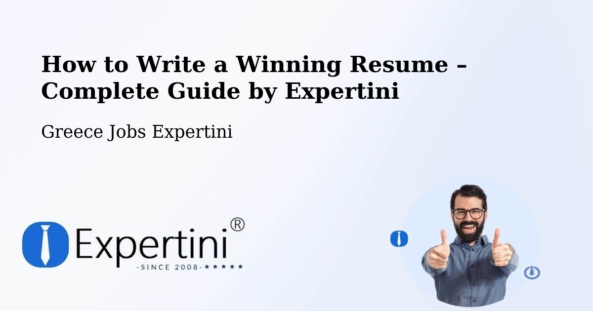 Resume Writing Guide for Job Seekers – Sochós - Sochós, Greece Jobs Expertini